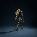 Maquette de créature animatronique