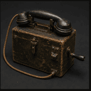 Téléphone de campagne militaire