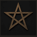 Pentagramme (étoile à cinq branches)