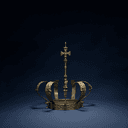 Couronne et sceptre (attributs royaux)