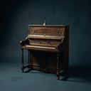 Piano mécanique de salle de cinéma (nickelodeon)