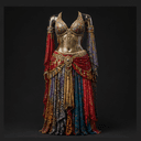 Tenue de scène aux influences multiculturelles