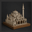 Maquette en bois ou en plâtre