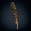 Parure de plumes et peaux royales