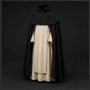 Habit blanc et noir de dominicain