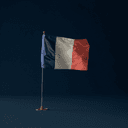 French tricolor flag