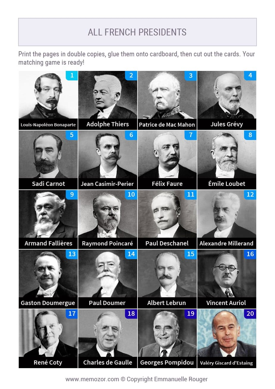 liste des présidents de la République française