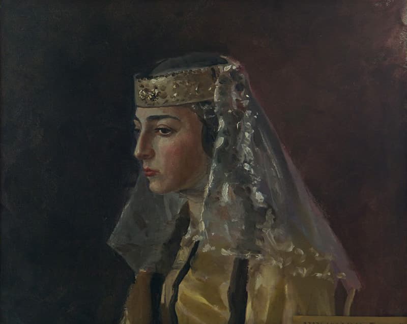 Mose Toidze. Portrait of Maia Machavariani. 1947