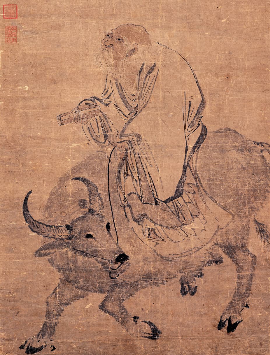 Laozi Riding an Ox η«θει¨η