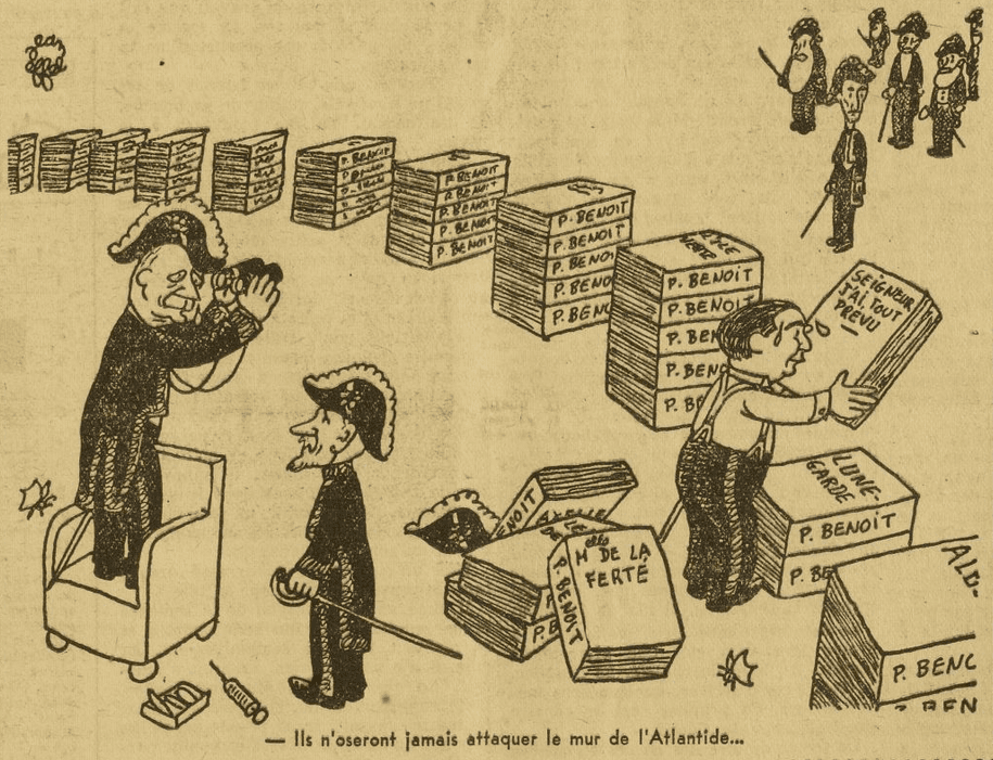 19441202 Caricature de Charles Maurras et du Maréchal Pétain