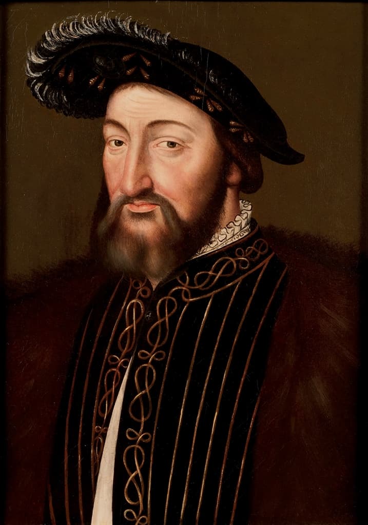 French School Portrait of Francis I of France c. 1530