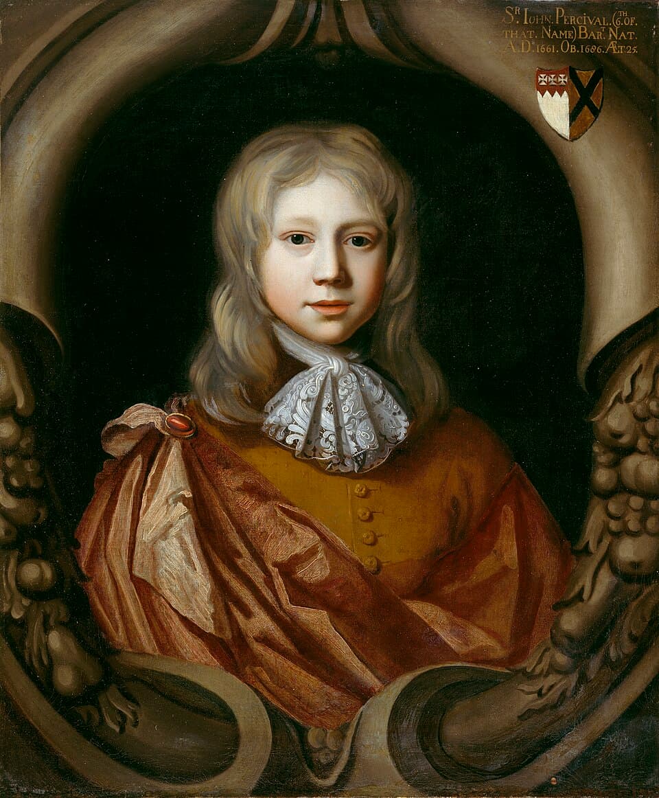 Portrait of Sir John Perceval, 3rd Bt (1660-1686) title QS:P1476,en:"Portrait of Sir John Perceval, 3rd Bt (1660-1686) "label QS:Len,"Portrait of Sir John Perceval, 3rd Bt (1660-1686) "