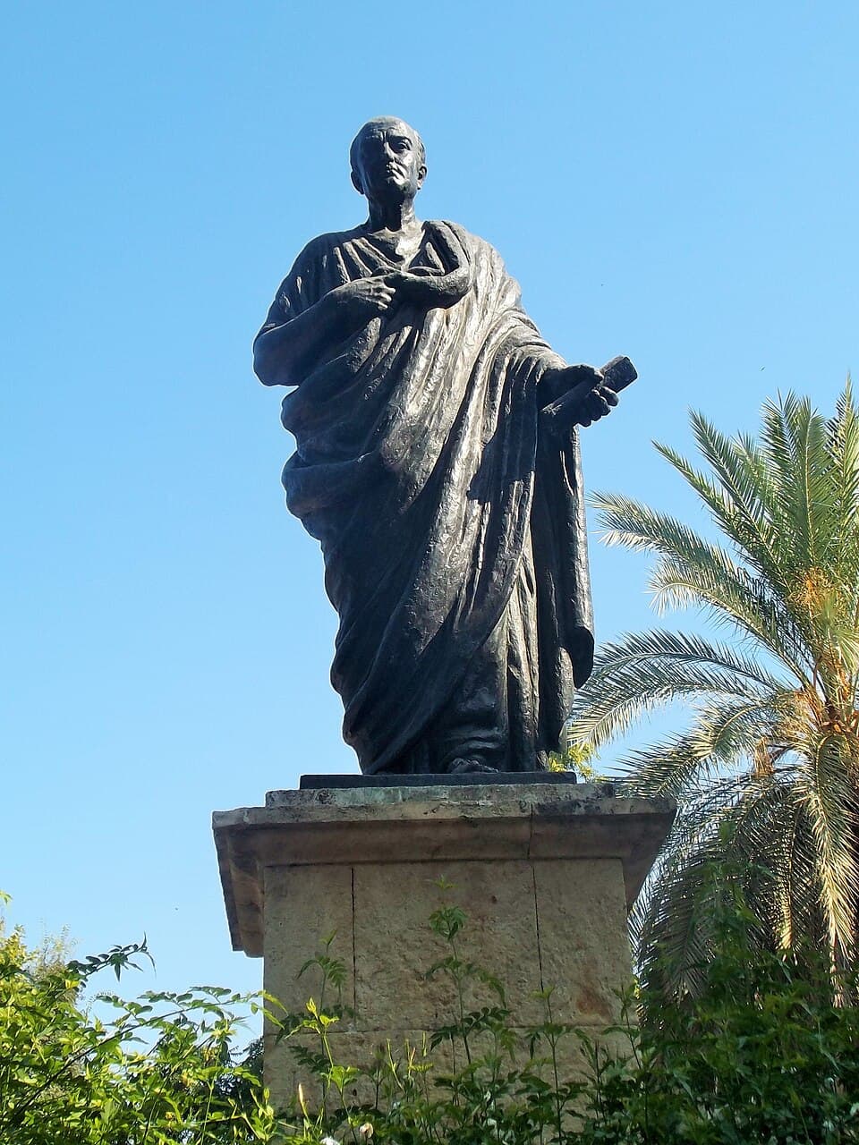 Statue de Sénèque à Cordoue, en Espagne