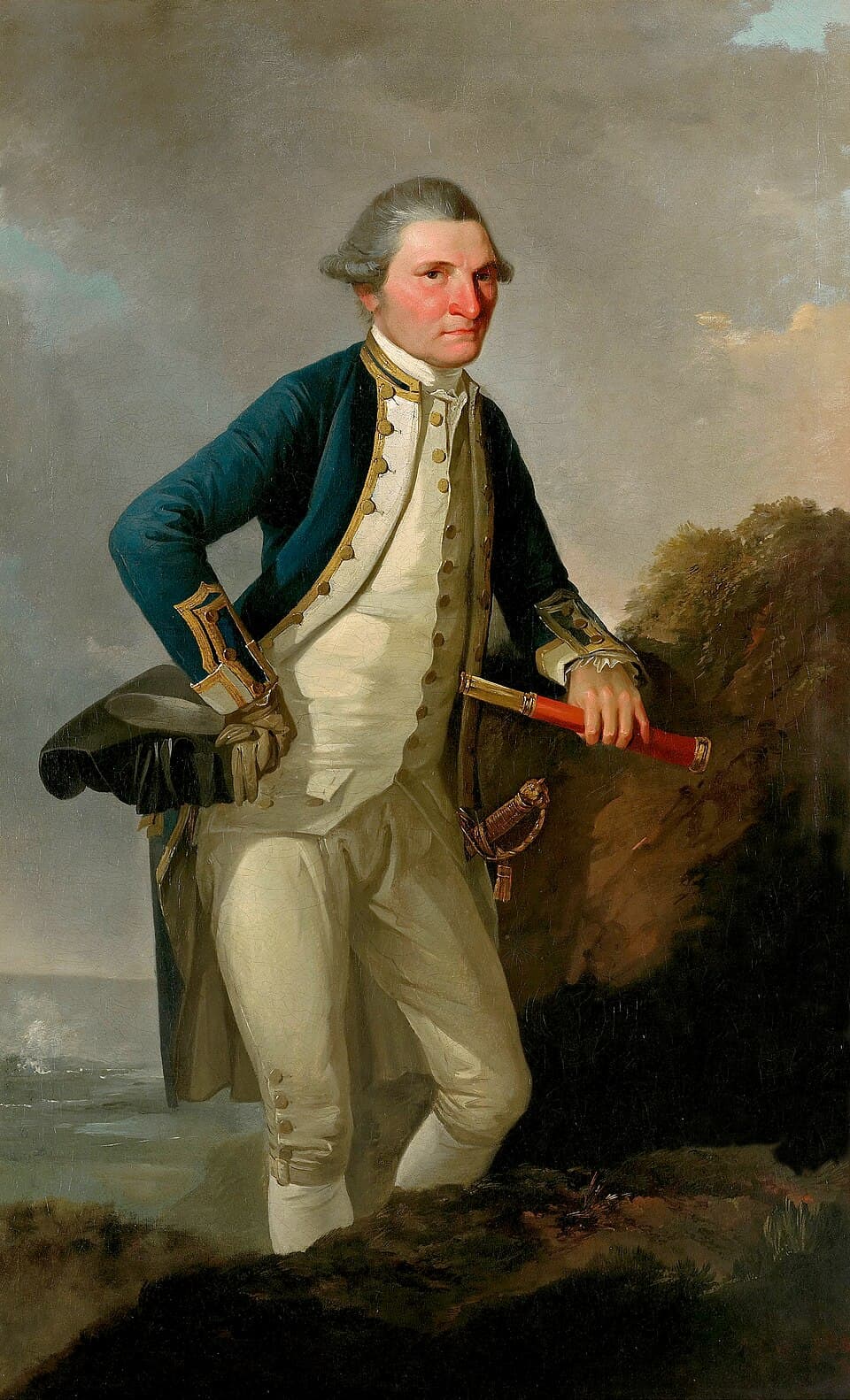 Portrait of Captain James Cooktitle QS:P1476,en:"Portrait of Captain James Cook"label QS:Len,"Portrait of Captain James Cook"