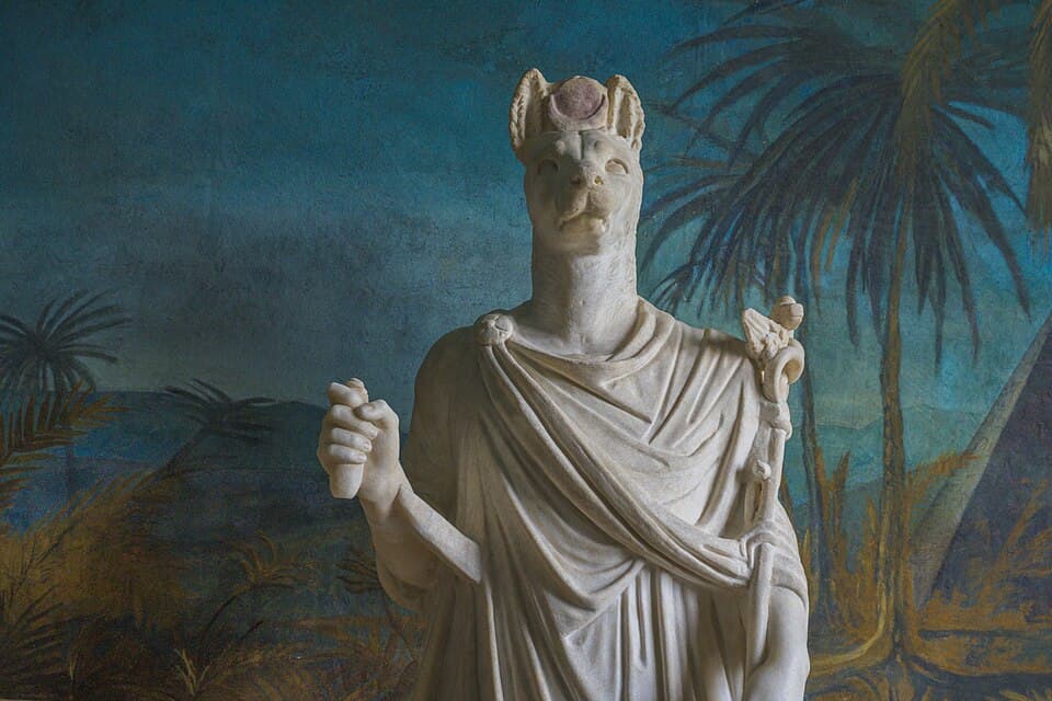 Statue of Anubis,Inv. 22840 (Gregorian Egyptian Museum) 2
