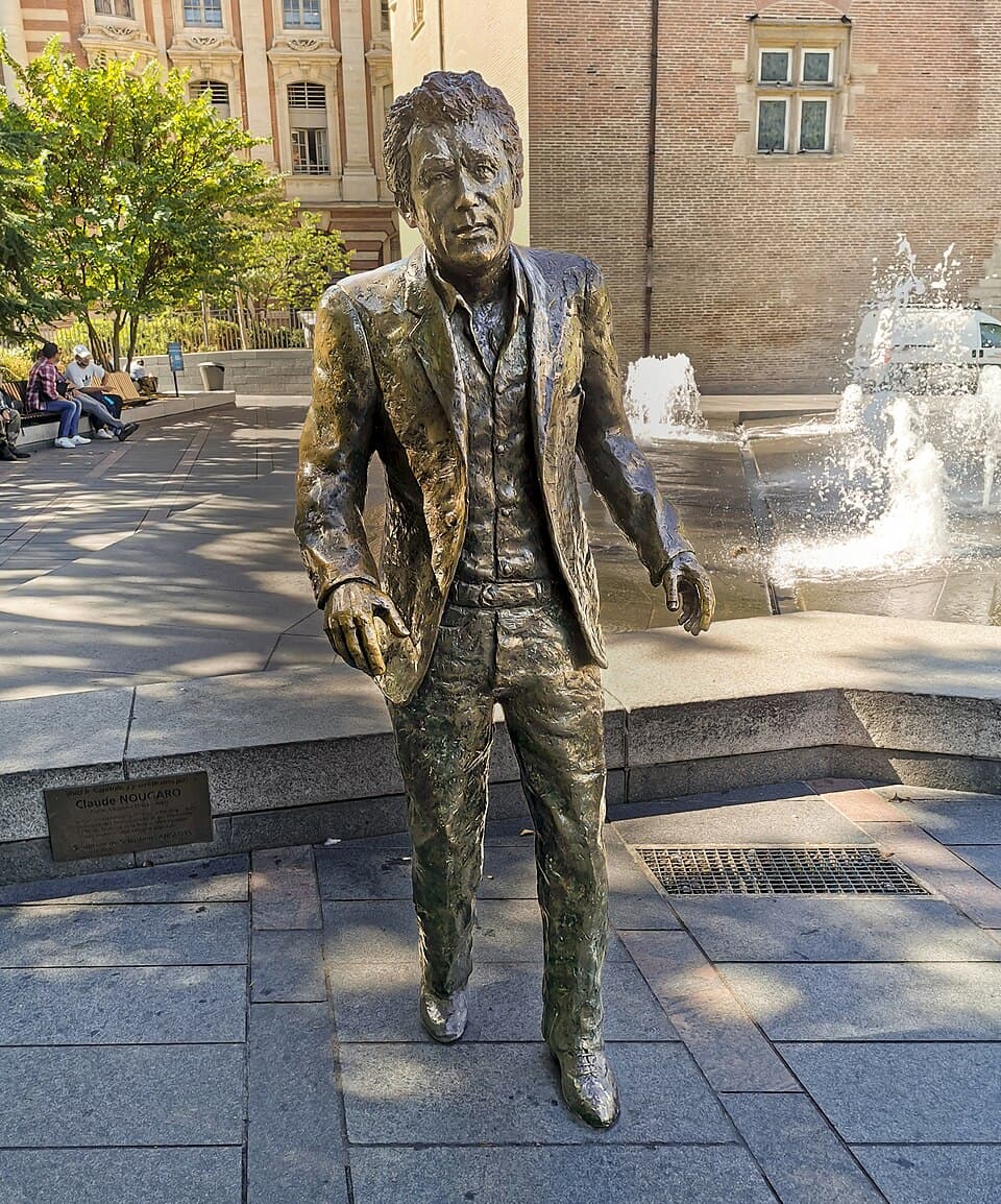31 - Toulouse - Square Charles-de-Gaulle - Statue de Claude Nougaro - Sébastien Langloÿs