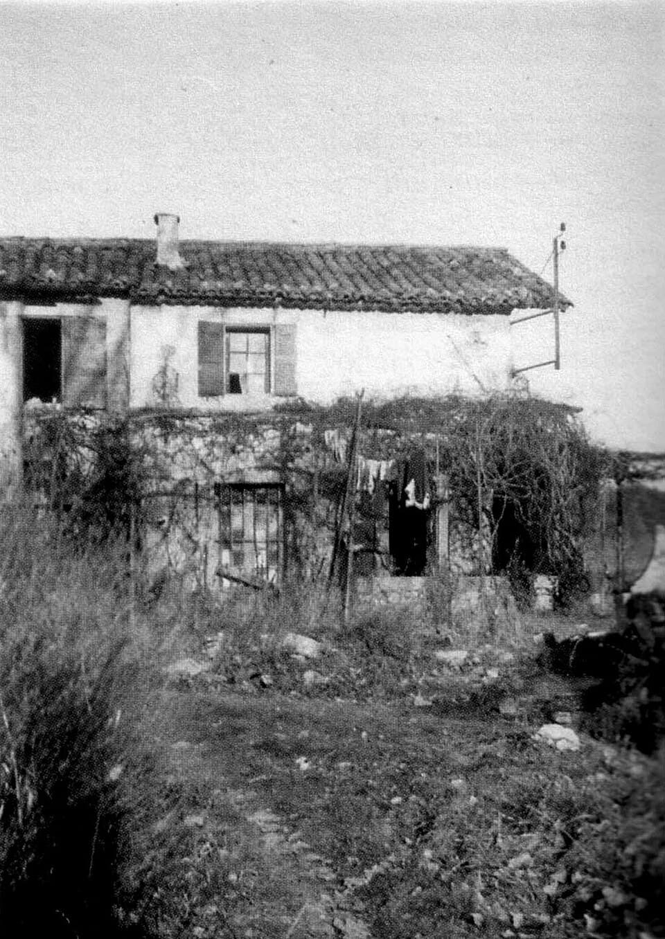 Cabanon de René Char à Céreste en 1941